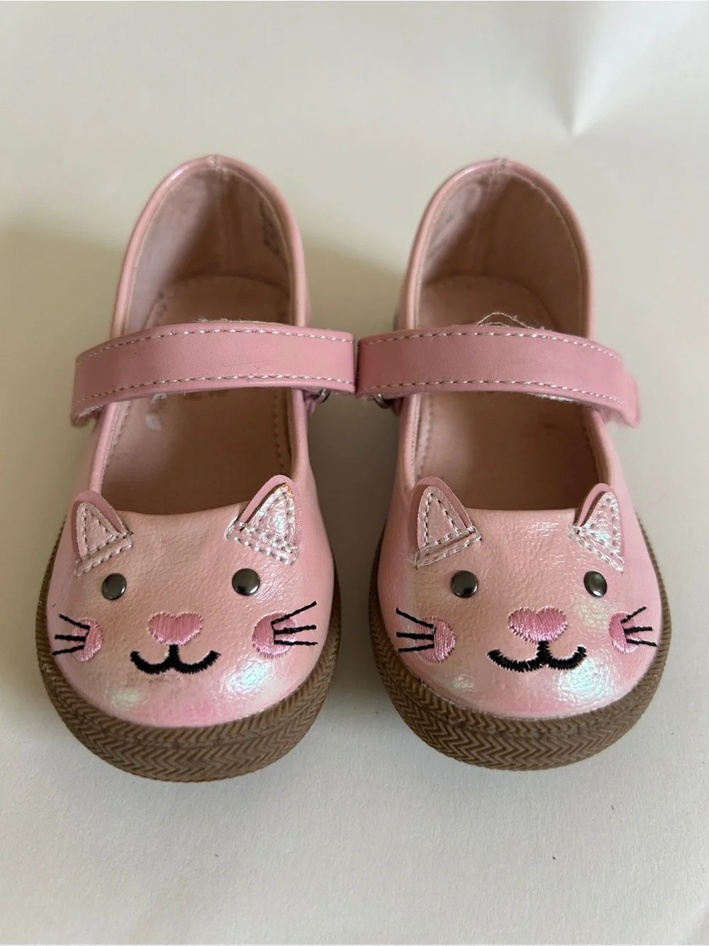 Toddler Girls Pink Cat Mary Jane Shoes
